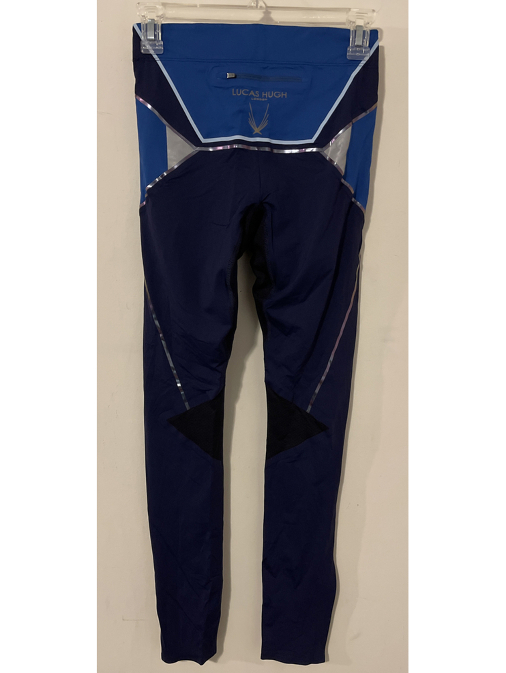 LUCAS HUGH LONDON Womens Small Blue Multicolor Pull-On Leggings! M1079